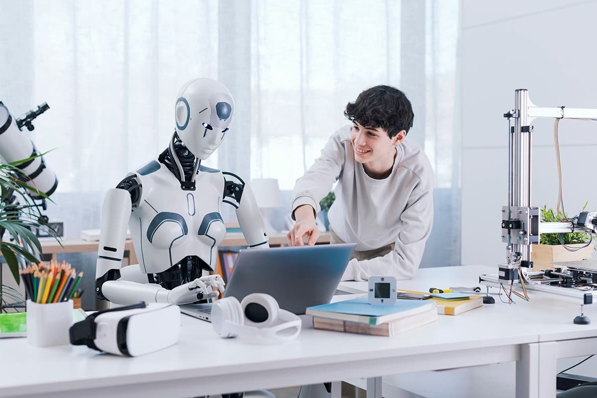A friendly robot always at your disposal