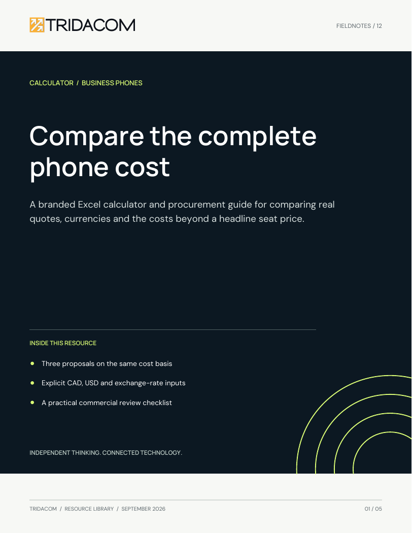 Cover of Compare the complete phone cost