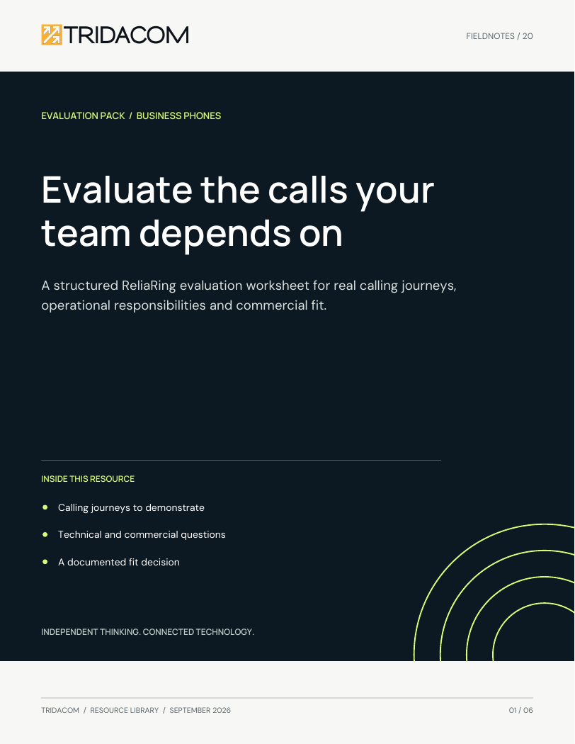 Cover of Evaluate the calls your team depends on